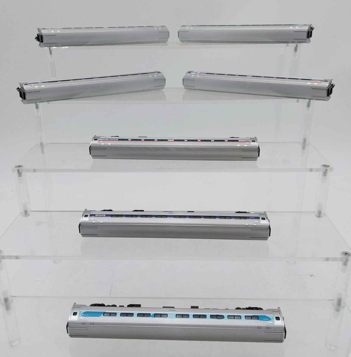 Kato 106-105-1 N Scale Amtrak Amfleet I Coach 7 Car Set EX/Box