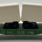 Lionel 6-9120 O Gauge Northern Pacific Flatcar w/ 2 Vans VG