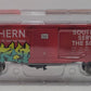 Menards 279-5770 O Gauge Weathered Southern Boxcar #4469 with Graffiti NIB