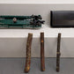 Lionel 6-16665 O / O27 Gauge Maine Central Log Dump Car with 3 Loads  #16665 VG/Box