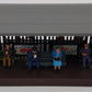 MTH 30-9006 O Gauge Passenger Station Platform (Gray Roof/Brown Base) VG