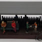 MTH 30-9006 O Gauge Passenger Station Platform (Gray Roof/Brown Base) VG