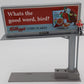 Menards 279-3693 O Gauge Backlit Lighted Billboard VG