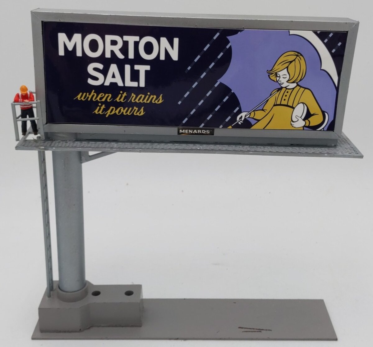 Menards 279-3693 O Gauge Backlit Lighted Billboard VG