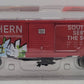 Menards 279-5770 O Gauge Weathered Southern Boxcar with Graffiti #4470 NIB