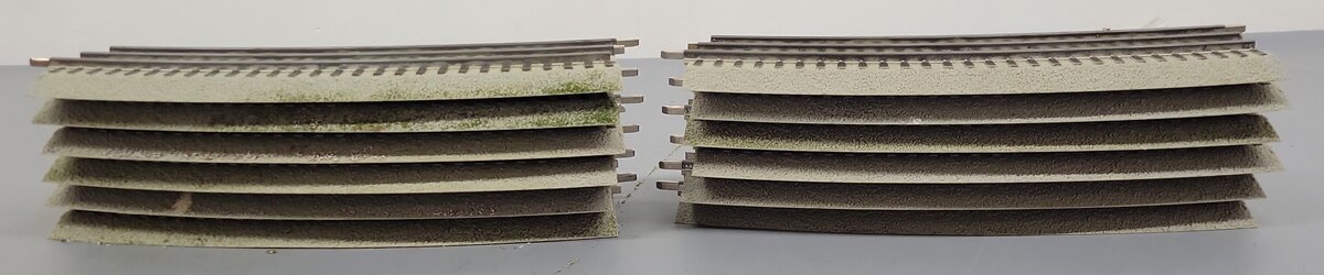 Lionel 6-12056 FasTrack O60 Curved Track (12)