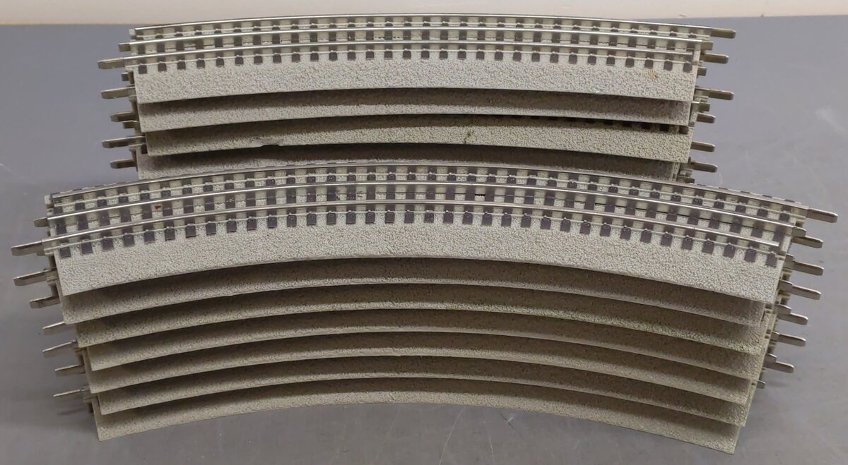 Lionel O Gauge Assorted Curved Fastrack Sections [16] VG