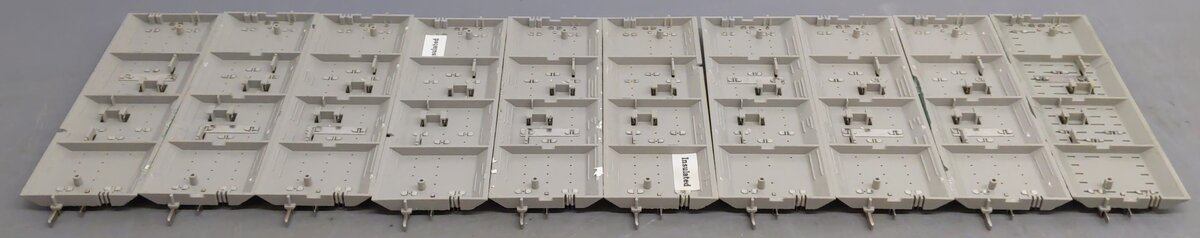 Lionel 6-12014 FasTrack 10" Straight Track (10) VG