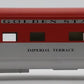 K-Line K4632-3368 O Golden State "Imperial Terrace "18" Aluminum Pullman Car EX/Box