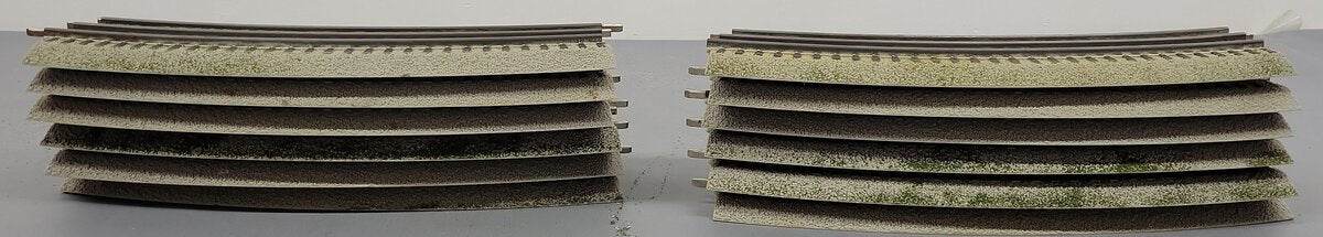 Lionel 6-12043 O FasTrack O48 Curved Track Sections (12)