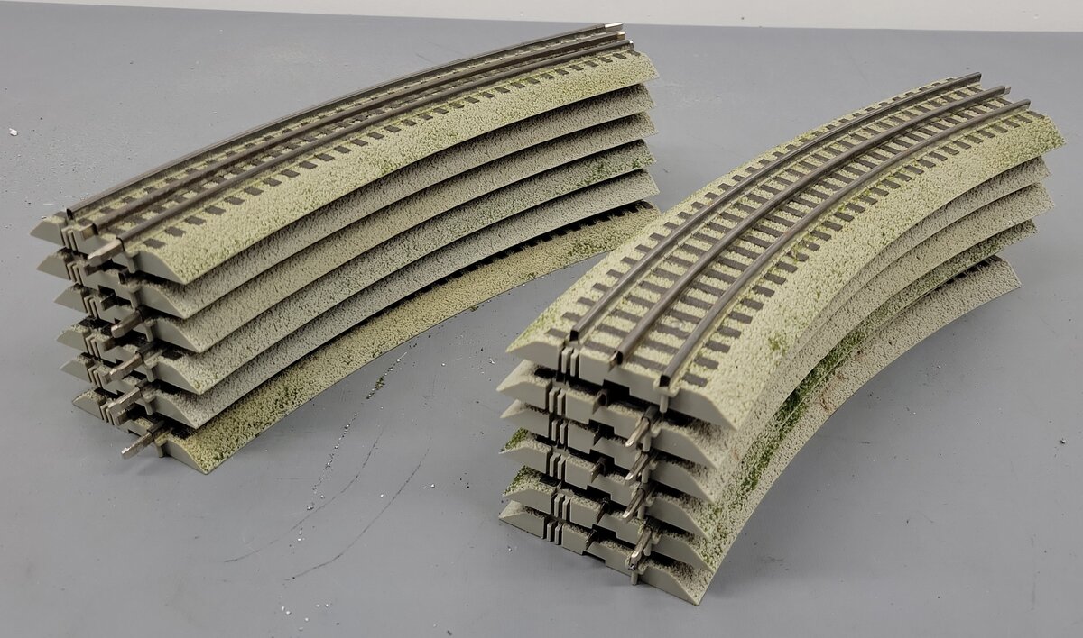 Lionel 6-12043 O FasTrack O48 Curved Track Sections (12)