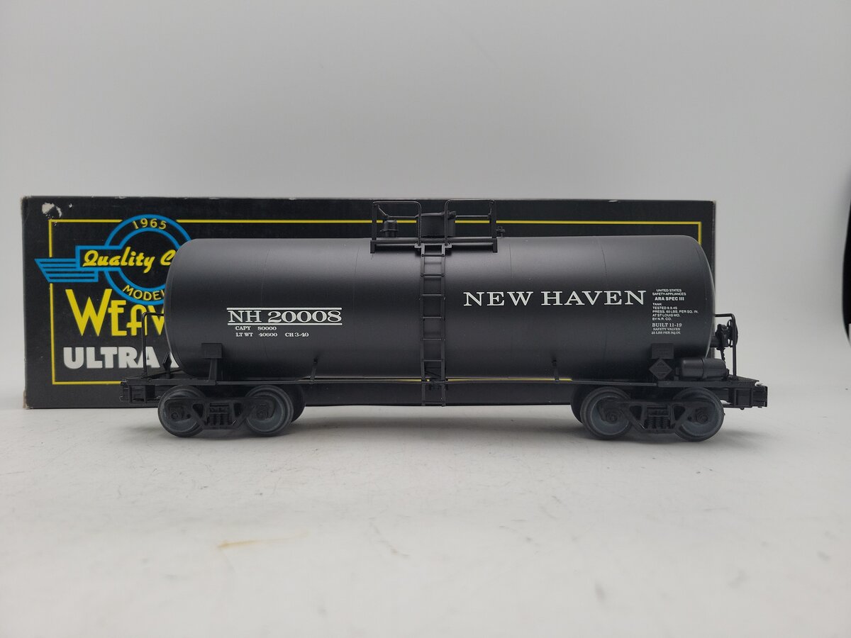Weaver U1328LD O Gauge New Haven 40' Tank Car #20008 (3-Rail) EX/Box