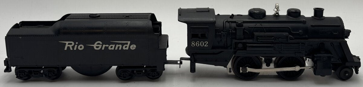 Lionel 6-8602 O 2-4-0 Rio Grande Steam Loco w/Tender #8602 EX