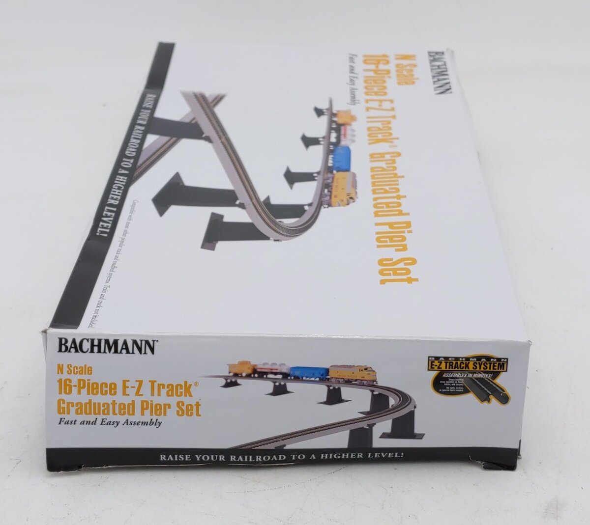 Bachmann 44871 N E-Z Track Graduated Pier (Set of 16) EX/Box