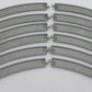 Bachmann 44854 N Nickel Silver 15.50" Radius Curved E-Z Track (12) EX