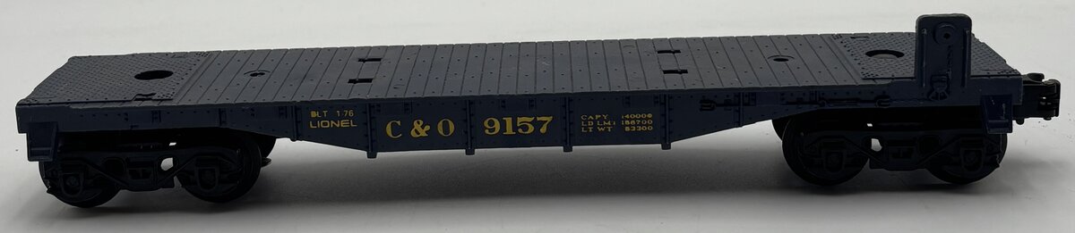 Lionel 6-9157 Chesapeake & Ohio Flatcar EX
