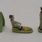 Lionel 6-37828 O Vintage Boy Scouts Hand-Painted Figures With Tent (Set of 4) VG/Box