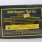 Weaver G22602LD O Gauge New Haven B6OB Baggage & Mail Car #3809 EX/Box