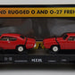 MTH 30-7639 O Gauge MTH Auto Transportation Flatcar with 2 Ertl '68 GTOs #1968 LN/Box