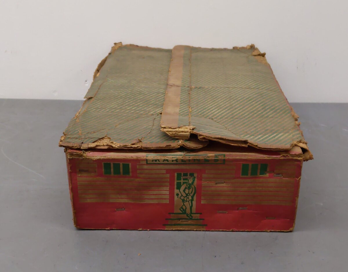 Marx 500 Vintage O Gauge Marlines Army Supply Military Train Steam Set VG/Box