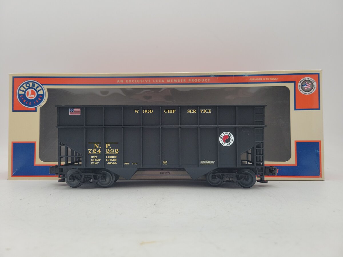 Lionel 3-17510 2017 LCCA Convention NP Onsite Woodchip Hopper Car #724292 EX/Box