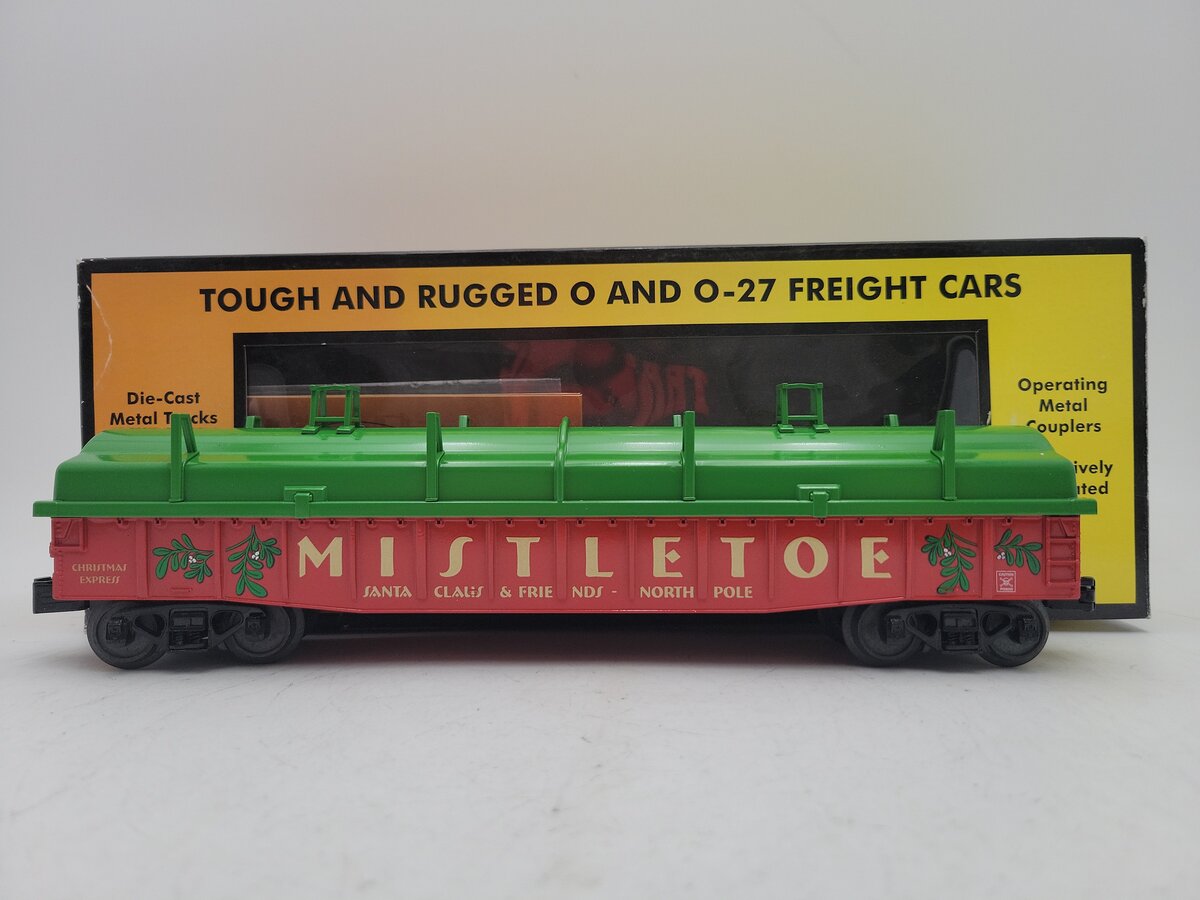 MTH 30-72081 O Christmas Gondola Car w/Cover EX/Box