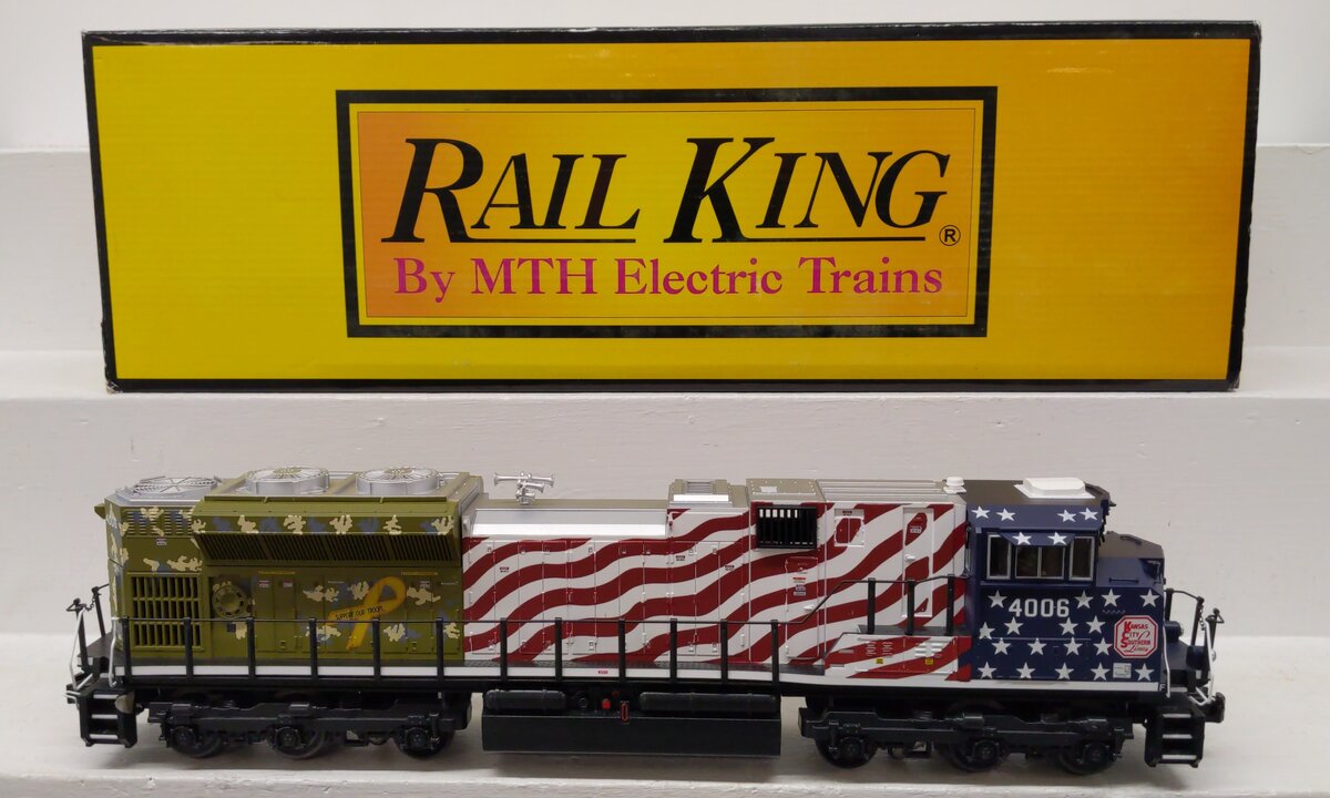 MTH 30-20682-1 KCS SD70ACe Imperial Diesel Engine w/PS 3.0 #4006 EX/Box