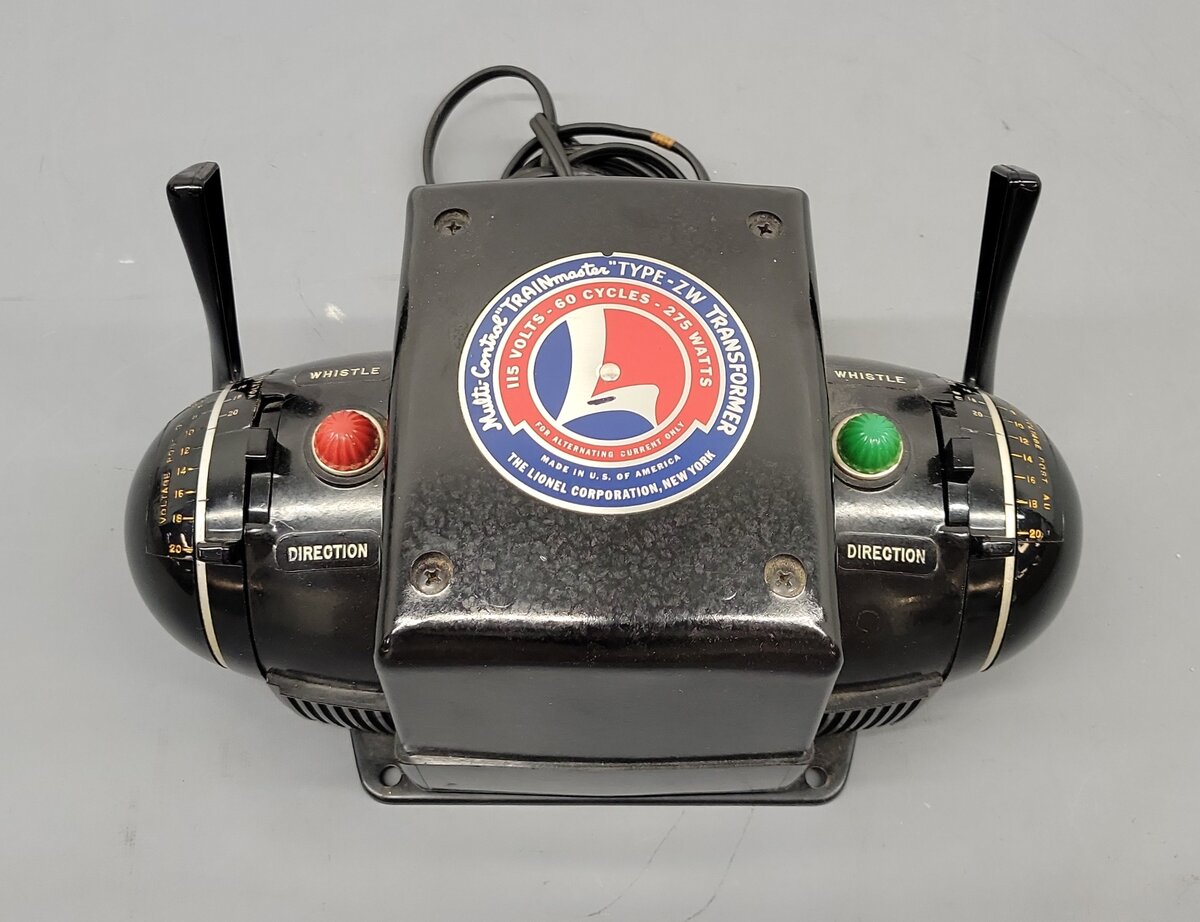 Lionel O Gauge Vintage ZW 275 Watt Train Transformer with Whistle (R Model) VG
