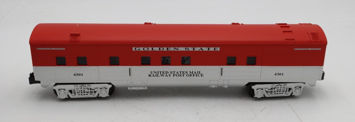 K-Line K4532-4301 O Golden State U.S. Mail 13.5" Streamliner RPO Car #4301 EX/Box