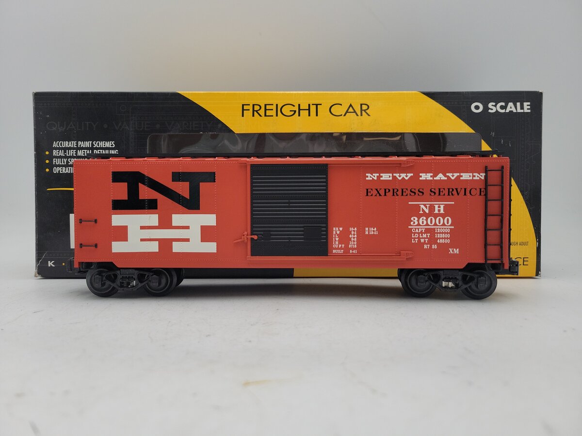 K-Line K761-1791 O Gauge New Haven Express Service Boxcar #36000 EX/Box
