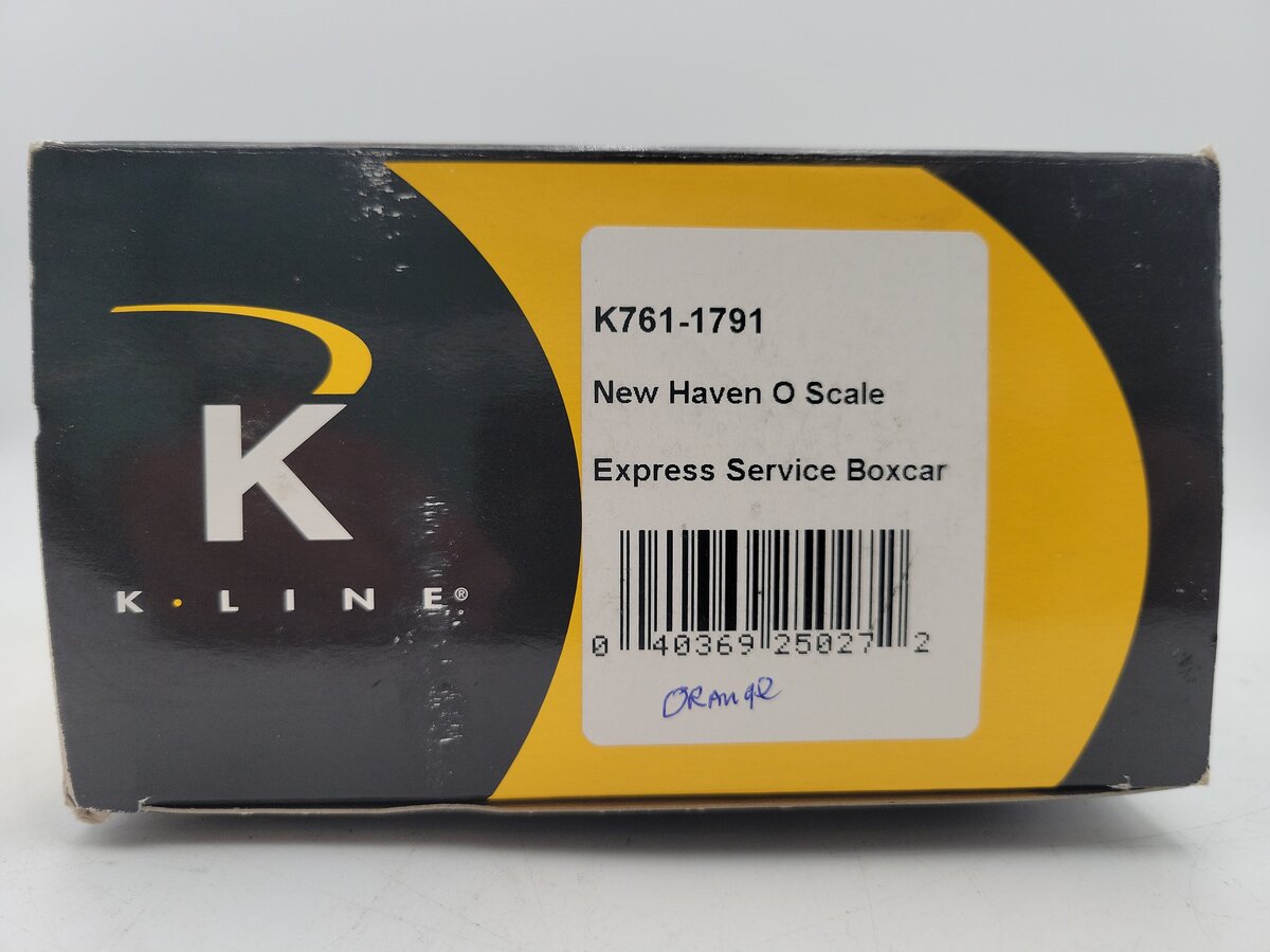 K-Line K761-1791 O Gauge New Haven Express Service Boxcar #36000 EX/Box