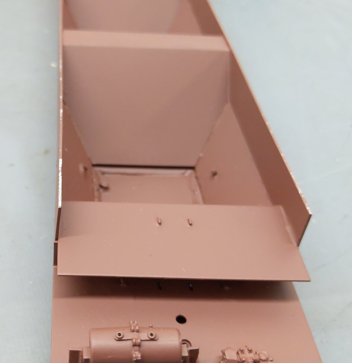 Pecos River Brass O Scale Brass Assorted Hopper Car Underbodies [6] (2-Rail) EX/Box