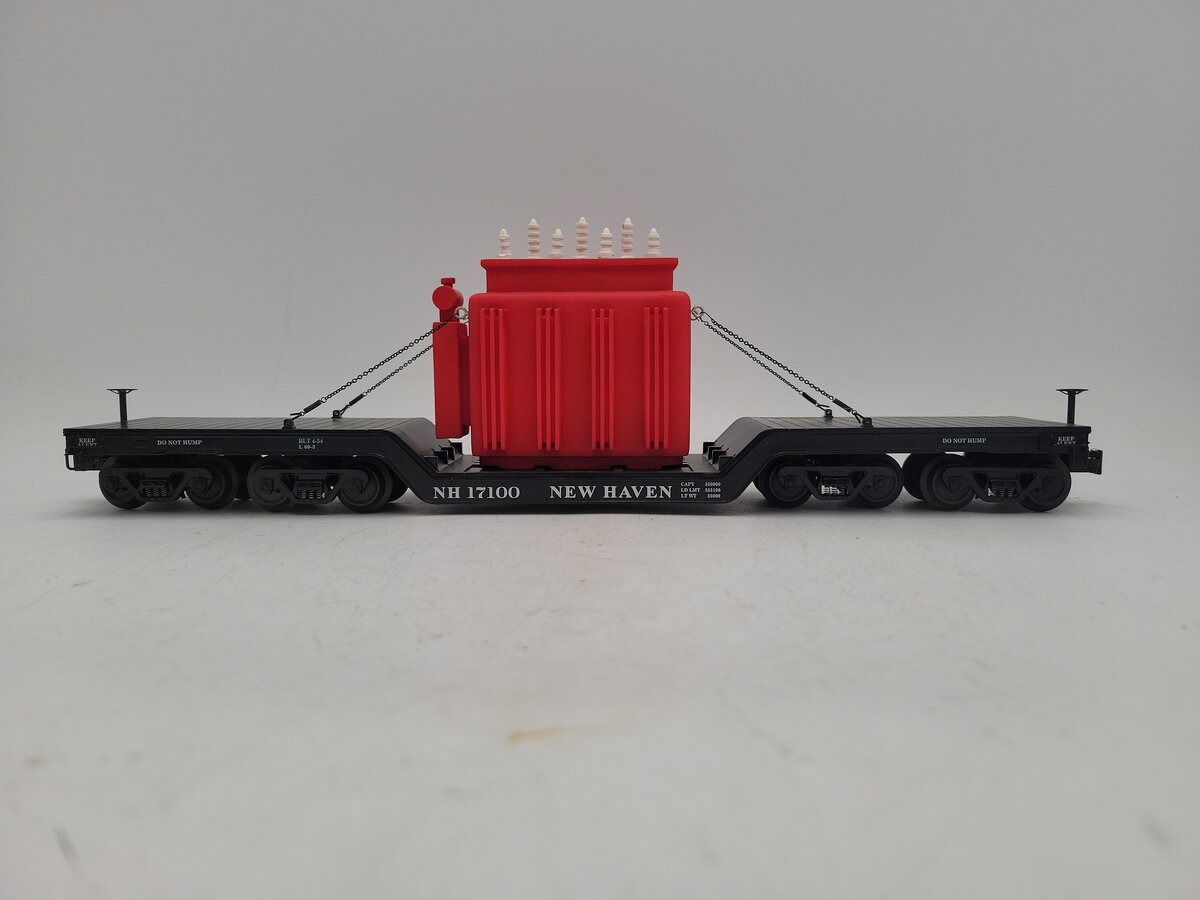 K-Line 6-22668 O Gauge New Haven Scale DC Flat Car With Transformer 17100 EX/Box