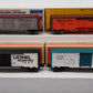 Lionel O Gauge Assorted Freight Cars: 6-29225, 6-19956, 6-5702, 6-9818 [4] EX/Box