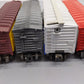 Lionel O Gauge Assorted Freight Cars: 6-9801, 6-5701, 6-9888, 6-9881 [4] VG