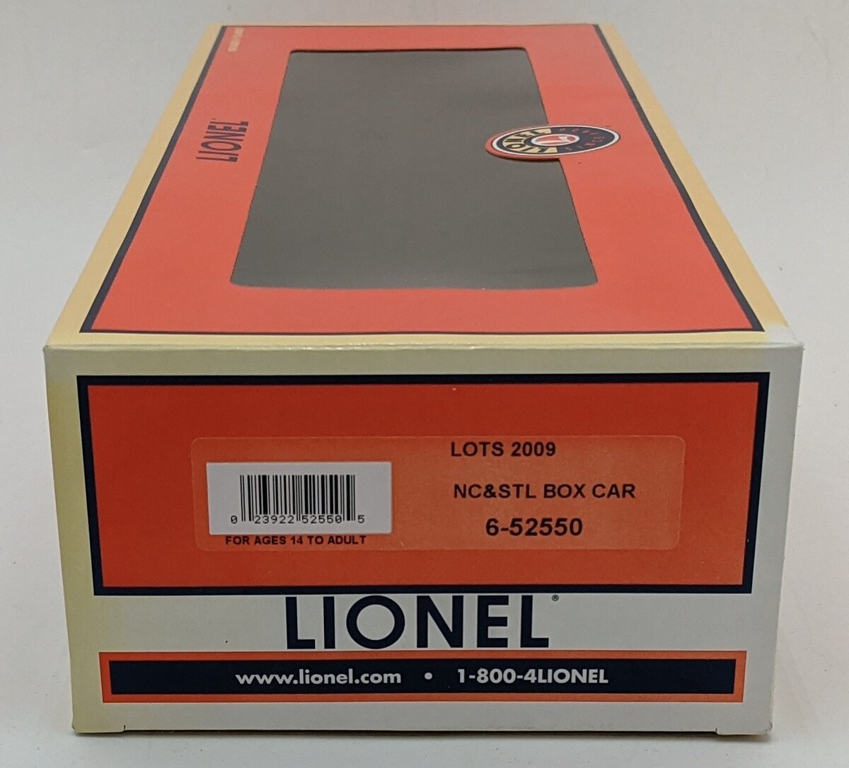 Lionel 6-52550 O Gauge LOTS 2009 NC & St.L Boxcar LN/Box