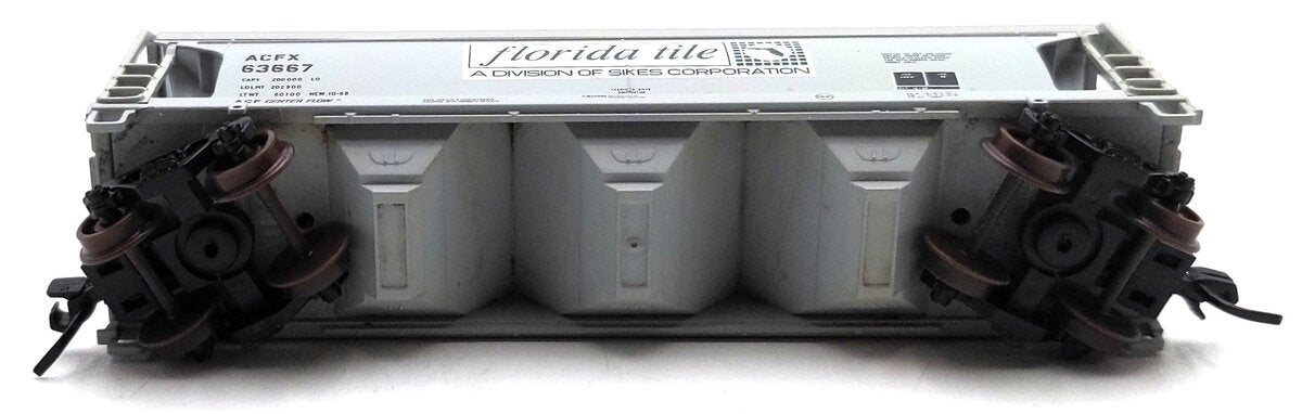 Atlas 39911A N ACF Flordia Tile Covered Hopper #63667 LN/Box