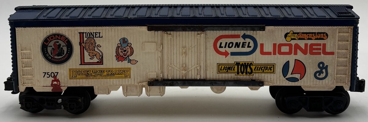 Lionel 6-7507 O Gauge 75th Anniversary Logo Refrigerator Car VG