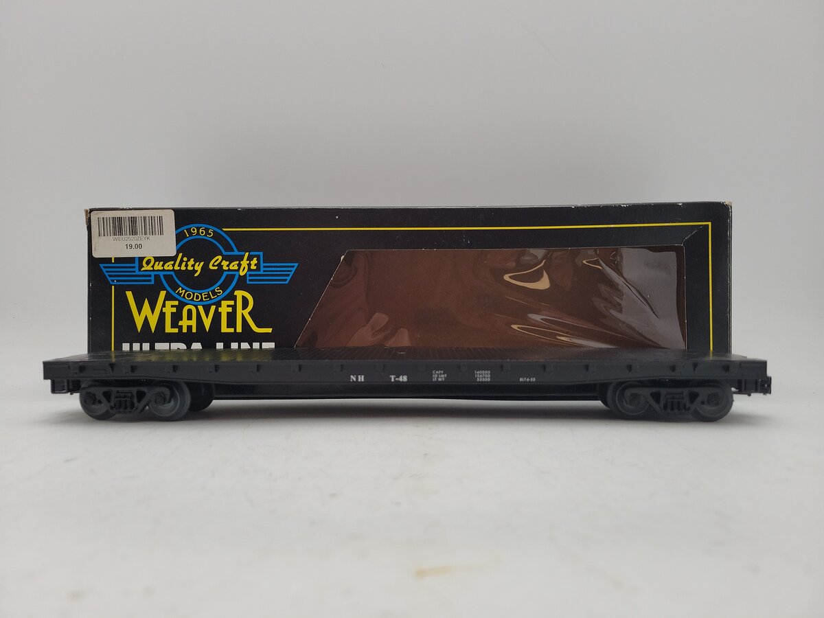 Weaver U2520LD O Gauge New Haven 50' Flat Car # T-48 EX/Box