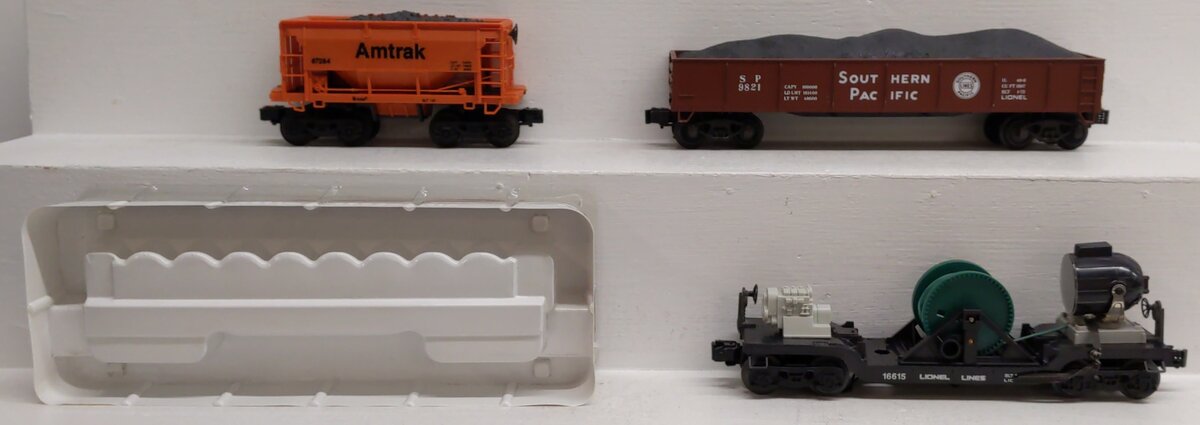 Lionel and K-Line O Assorted Freight Cars: #67264, #16615, #565701, #9821 [4] LN/Box