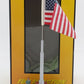 MTH 30-9074 O Gauge American Flag Pole w/Base EX/Box