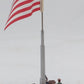 MTH 30-9074 O Gauge American Flag Pole w/Base EX/Box