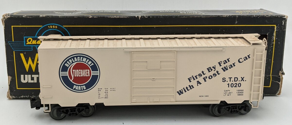 Weaver O Gauge Studebaker Replacement Parts Boxcar #1020 VG/Box
