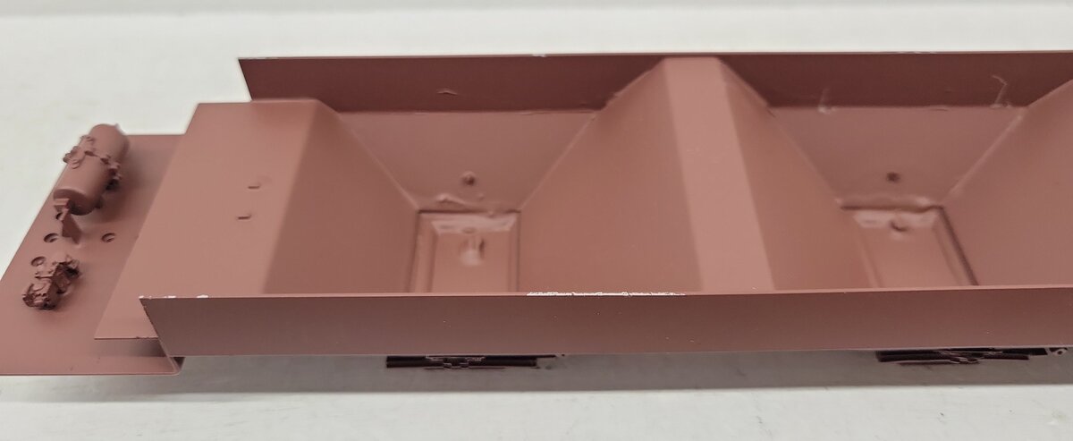 Pecos River Brass O Scale Brass Assorted Hopper Car Underbodies [6] (2-Rail) EX/Box
