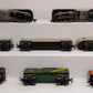 Marx 05944 Vintage O 8 Unit Twin Diesel Santa Fe & Passenger Cars Set VG/Box