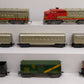 Marx 05944 Vintage O 8 Unit Twin Diesel Santa Fe & Passenger Cars Set VG/Box