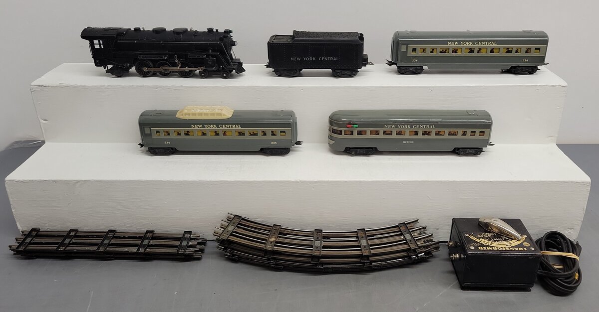 Marx 35150 Vintage O NYC Steam Passenger Train Set EX/Box