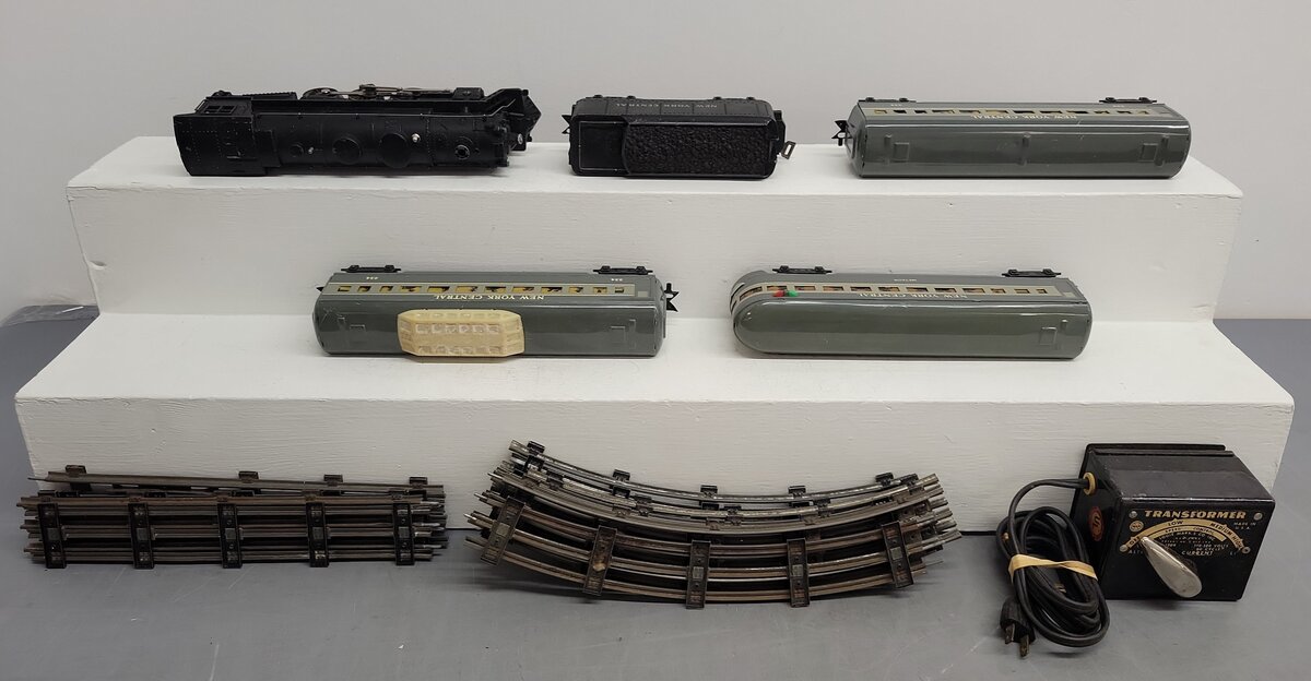 Marx 35150 Vintage O NYC Steam Passenger Train Set EX/Box