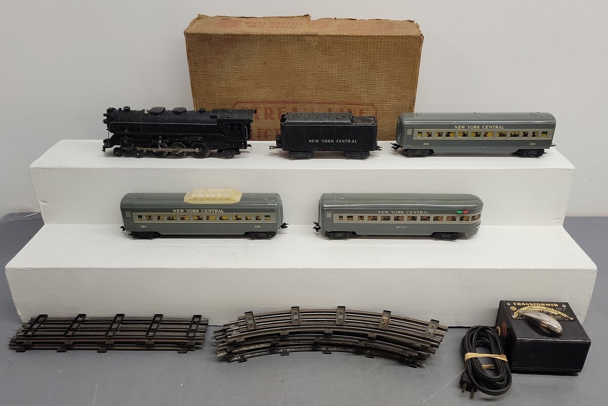 Marx 35150 Vintage O NYC Steam Passenger Train Set EX/Box