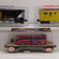 Menards O Gauge Freight Car Lot: 279-3844, 279-4526, 279-3574 [3] NIB